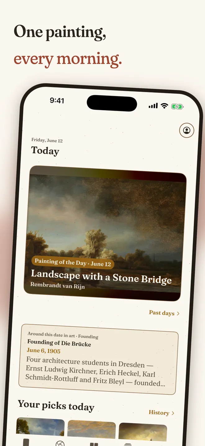 The Artifact World Gallery iOS app — a 3D globe of museum exhibitions you can track