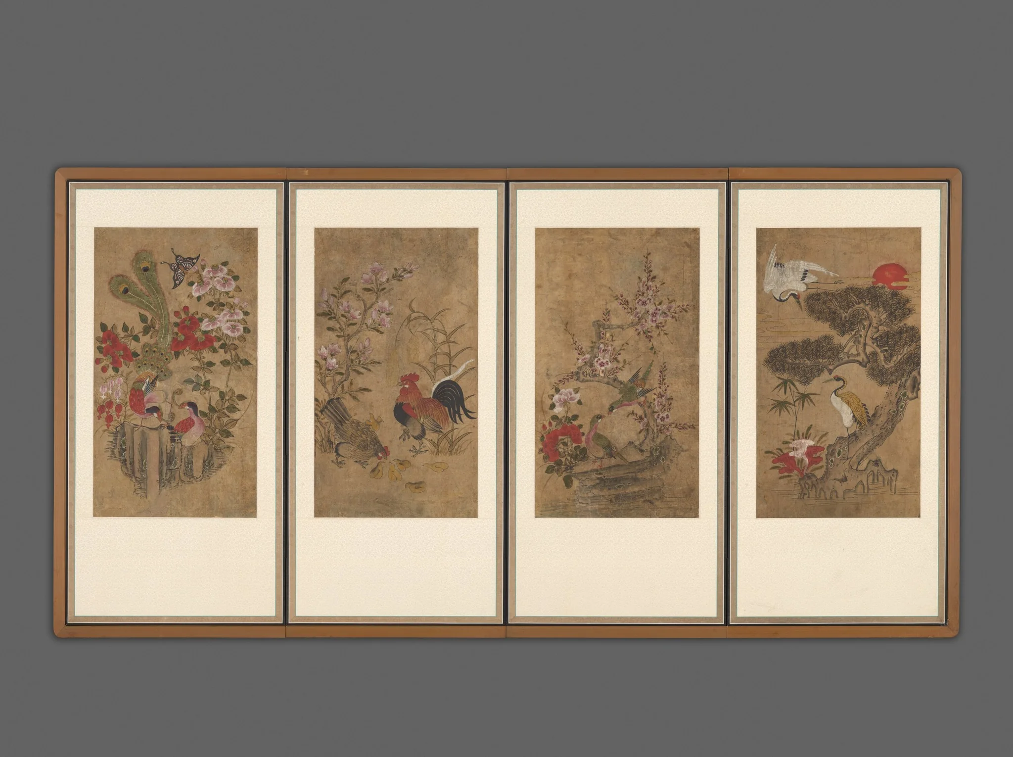 Birds and Flowers, detail