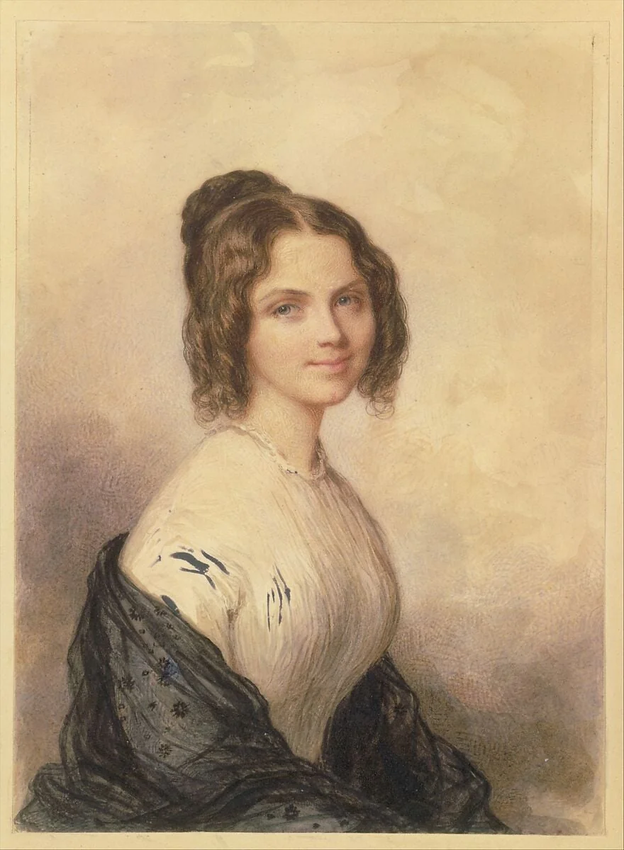 Anne Charlotte Lynch (Later Mrs. Vincenzo Botta), detail
