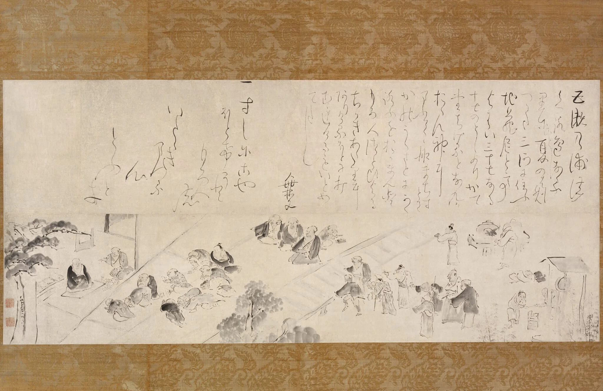Group Pilgrimage to the Jizo Nun, detail