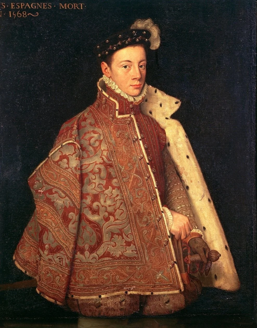 Portrait of Alessandro Farnese, detail