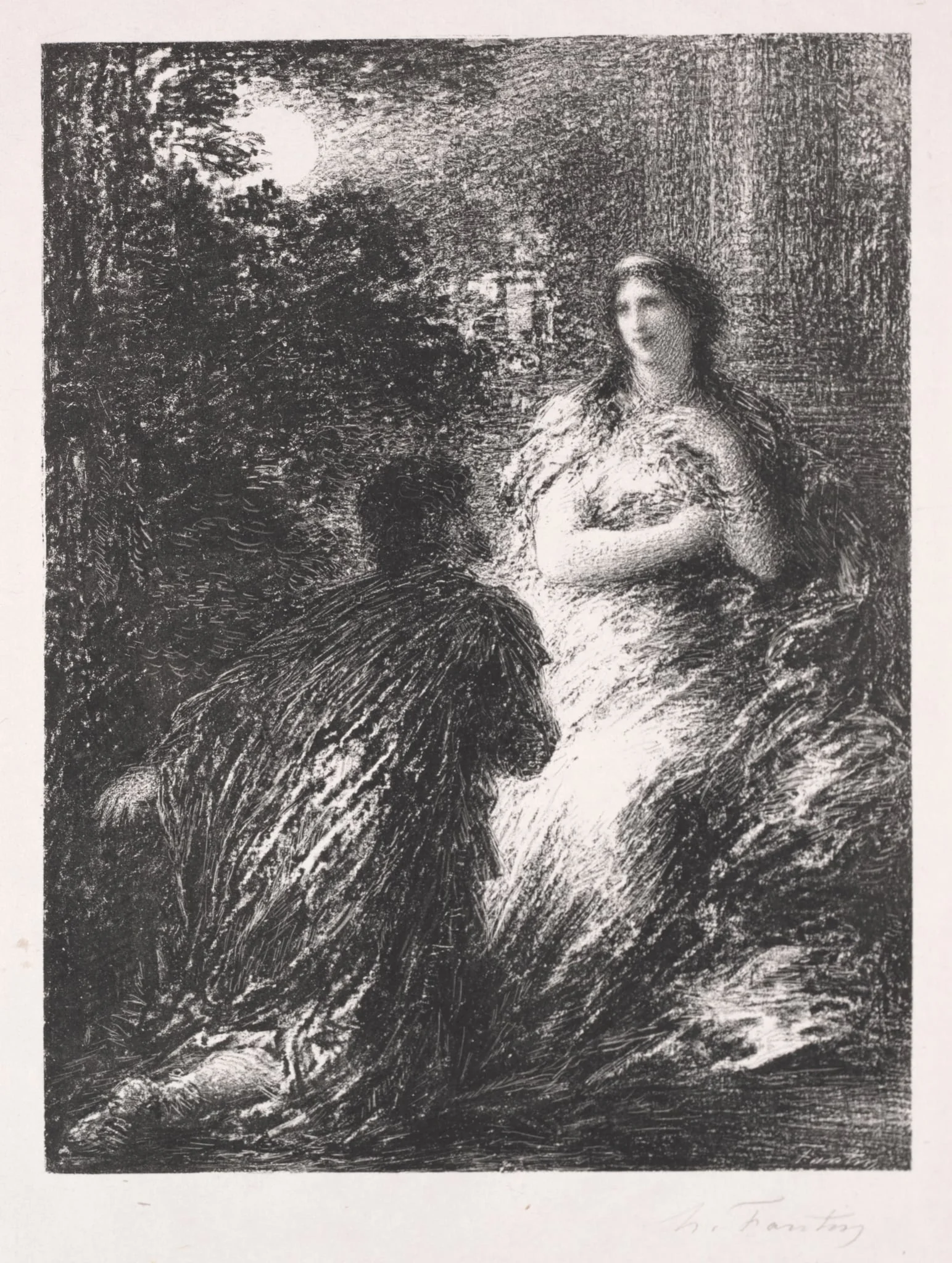 Duo des Troyens, detail