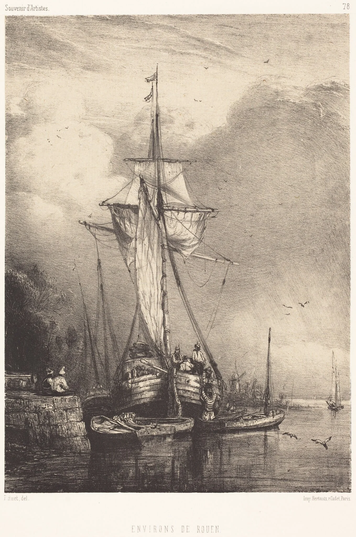 Near Rouen (Environs de Rouen), detail
