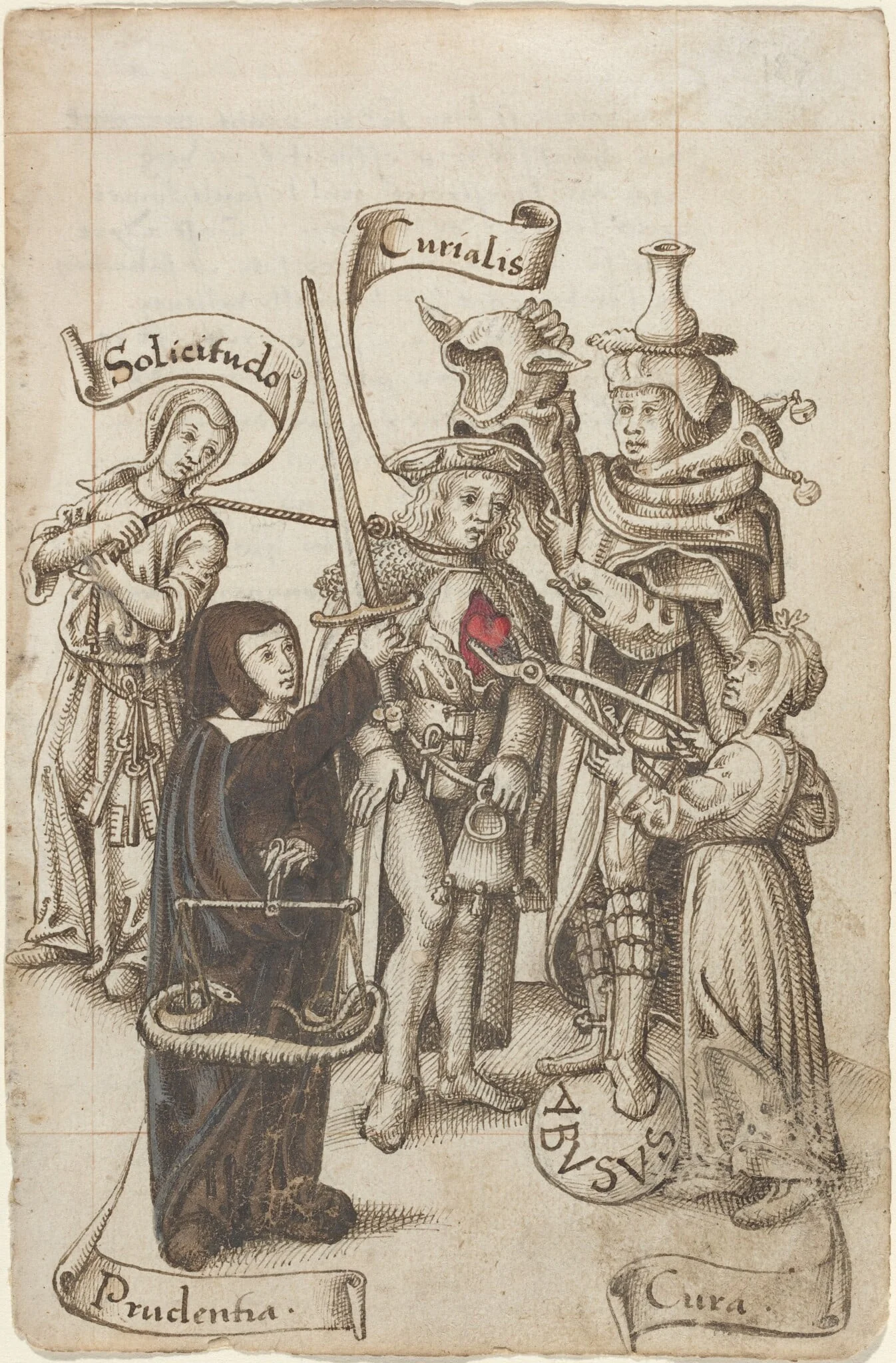 "Do Not Eat Your Heart Out" [fol. 22 recto], detail