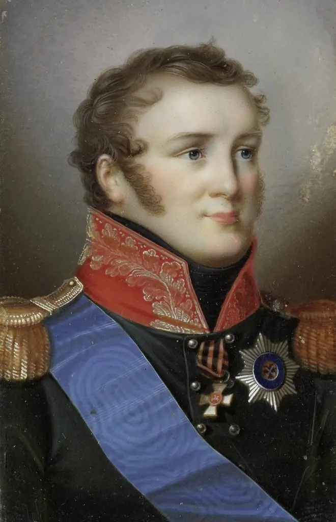 Portrait of Alexander I Romanov (1777-1825), by Johann Dominik Bossi, ivory, 1810
