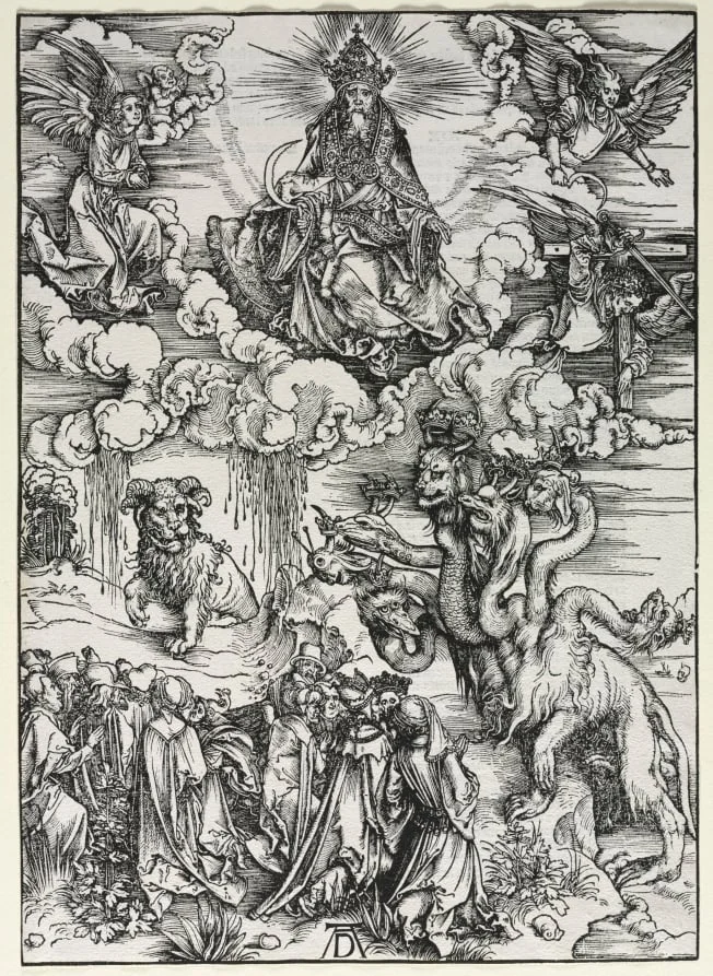 Revelation of St. John: Beast with Ram's Horns, detail