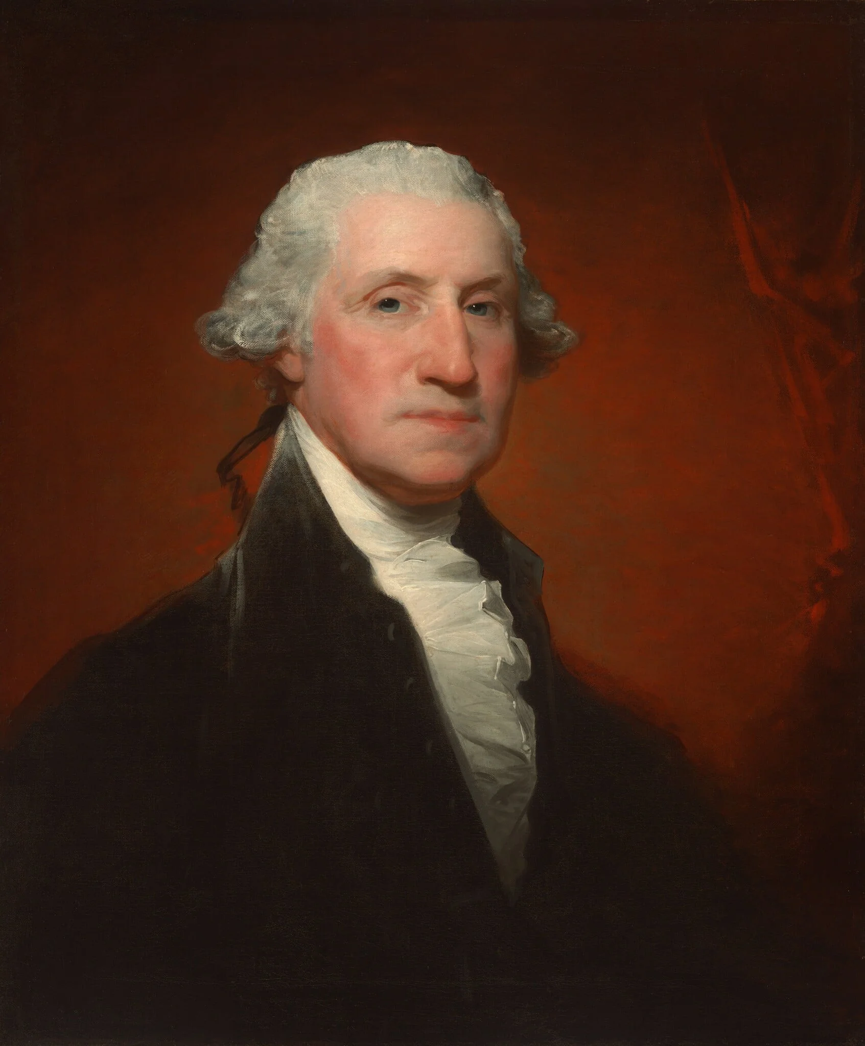 George Washington (Vaughan-Sinclair portrait), detail