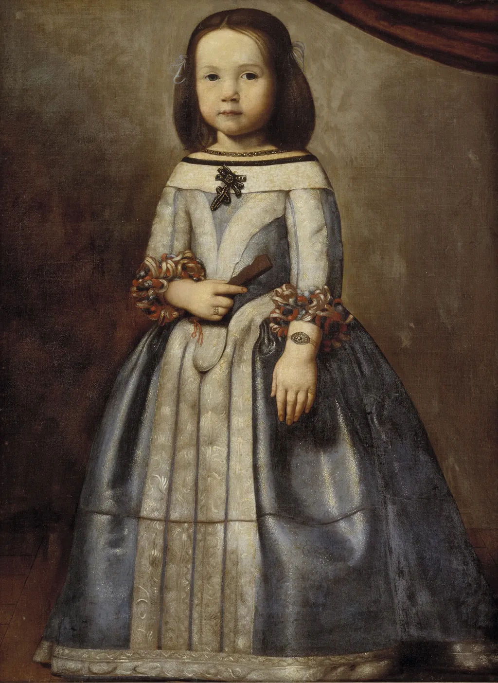 Portrait of Laura Chigi, by Alessandro Mattia, oil, 1662