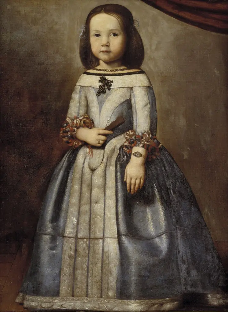 Portrait of Laura Chigi, by Alessandro Mattia, oil, 1662