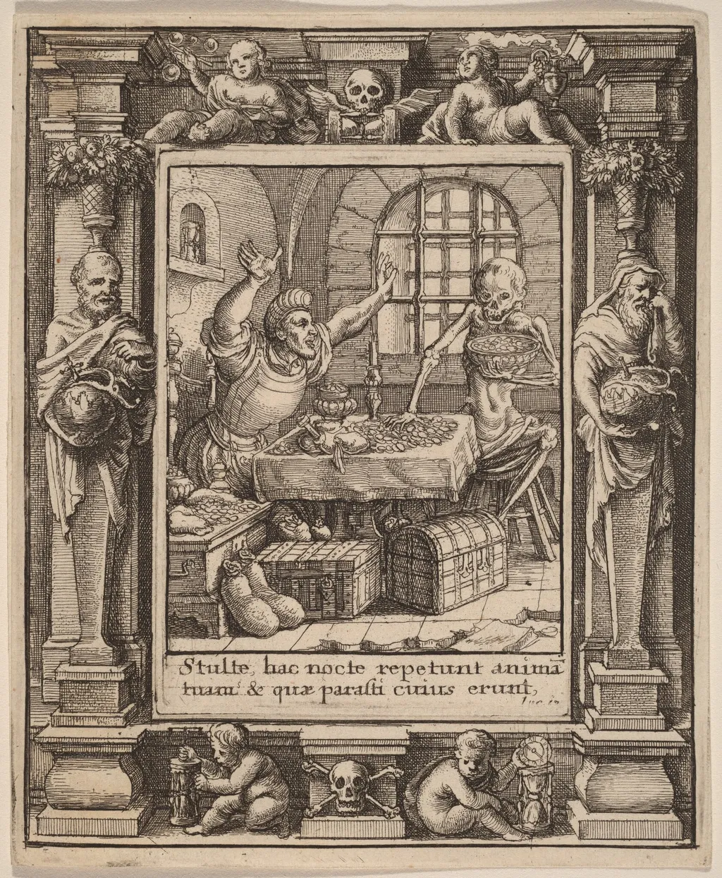 Miser, by Wenceslaus Hollar, ink, 1651