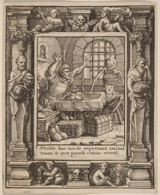 Miser, by Wenceslaus Hollar, ink, 1651