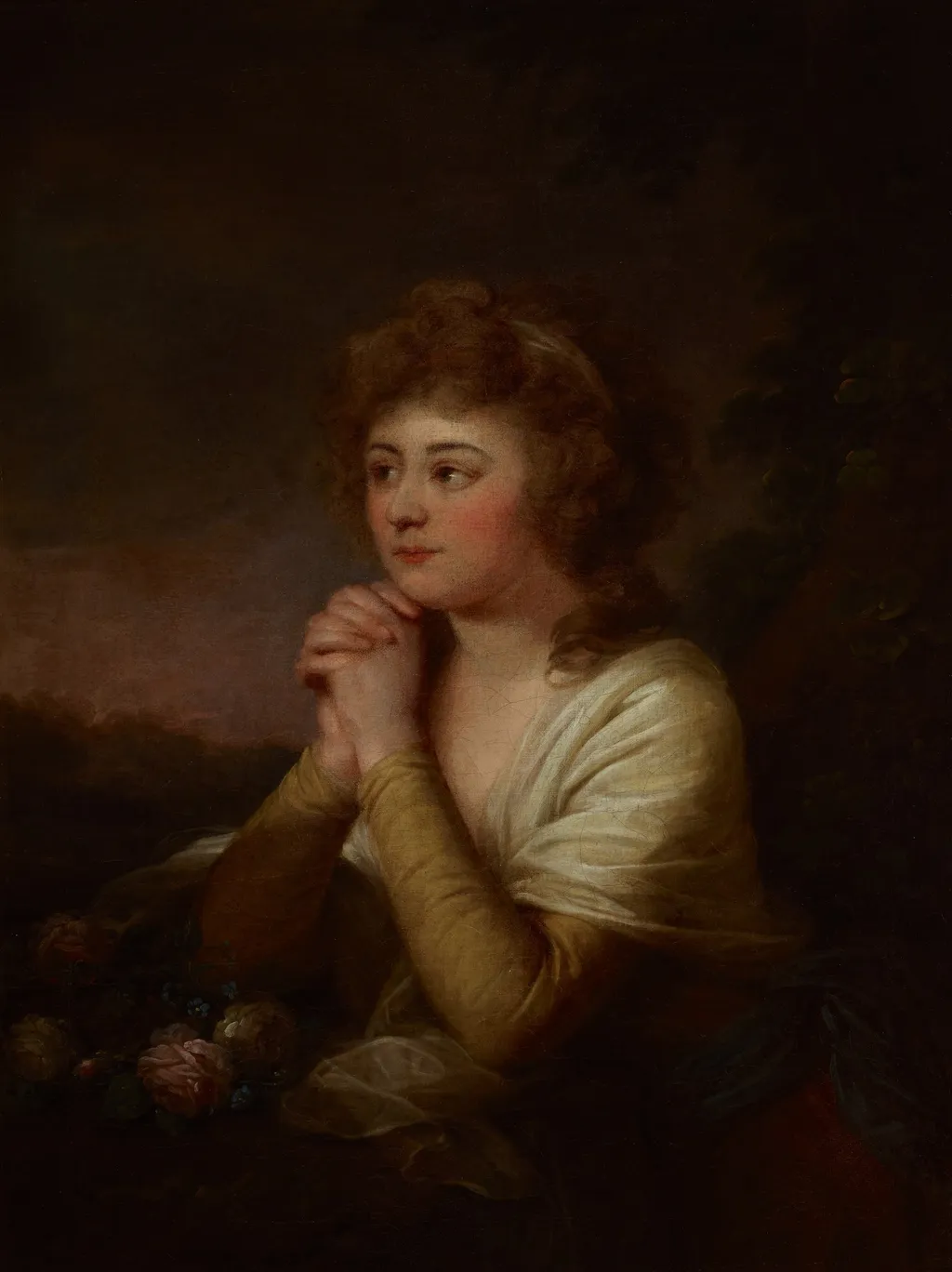 Portrait of a Lady from the Skrzyński Family, by Josef Grassi, oil, 1807