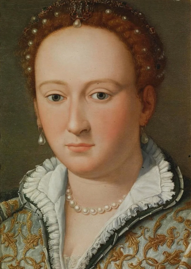 Portrait of Bianca Cappello, detail