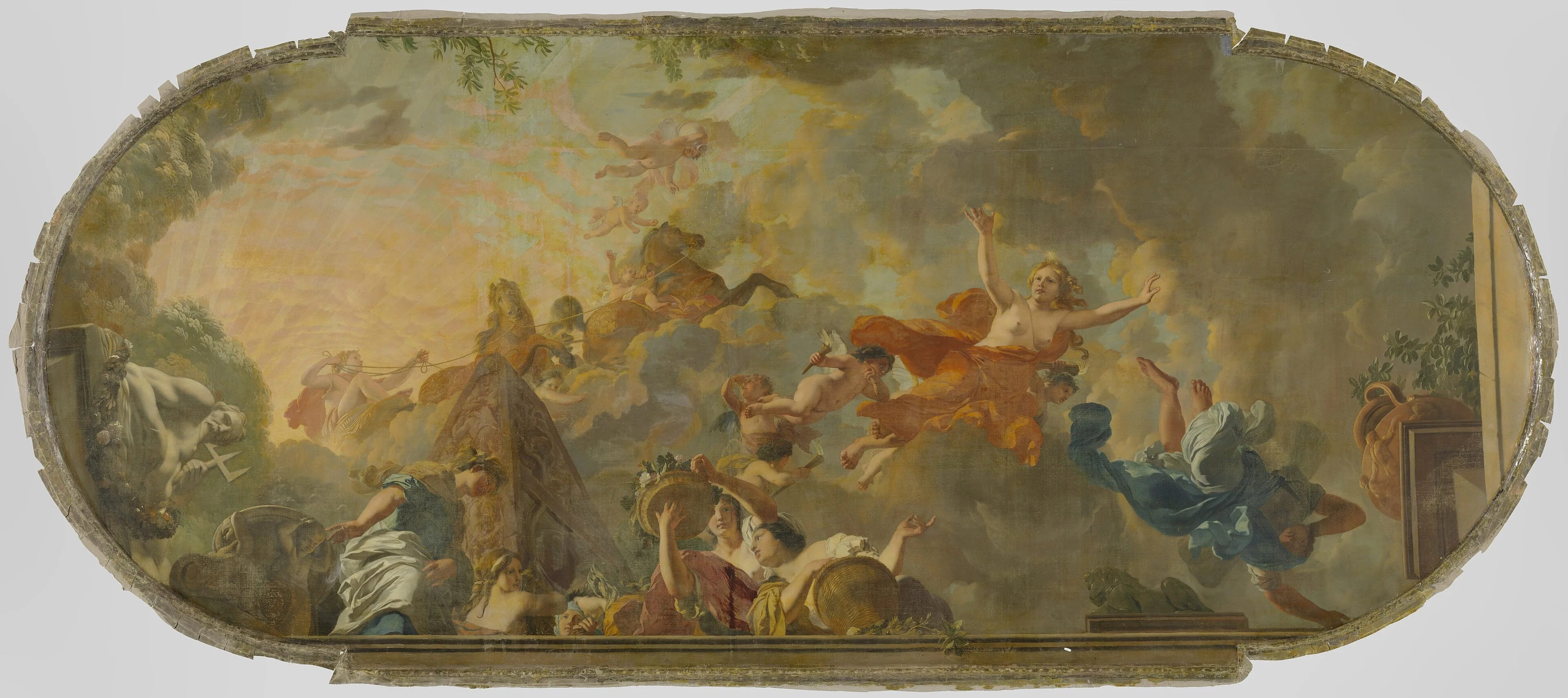 Allegory of dawn, detail