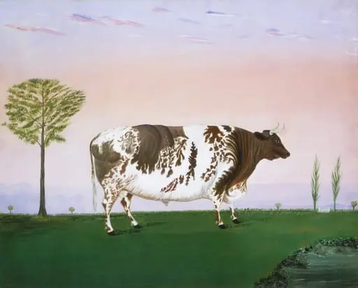 Prize Bull, by H. Call, oil, 1876