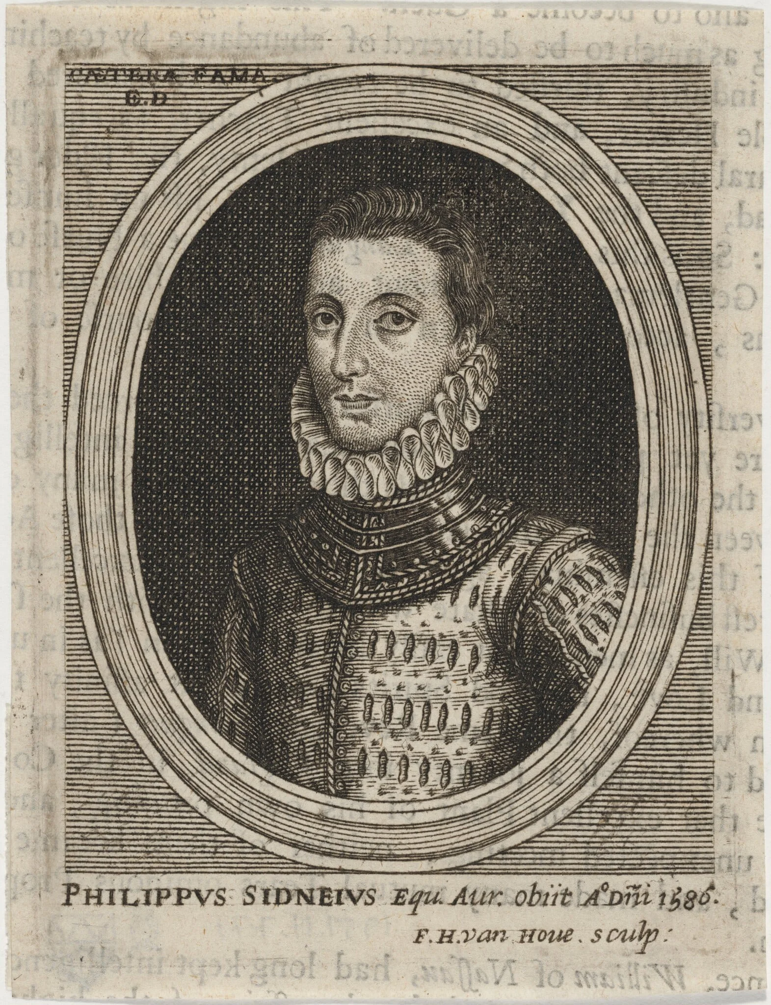 Sir Philip Sidney, detail