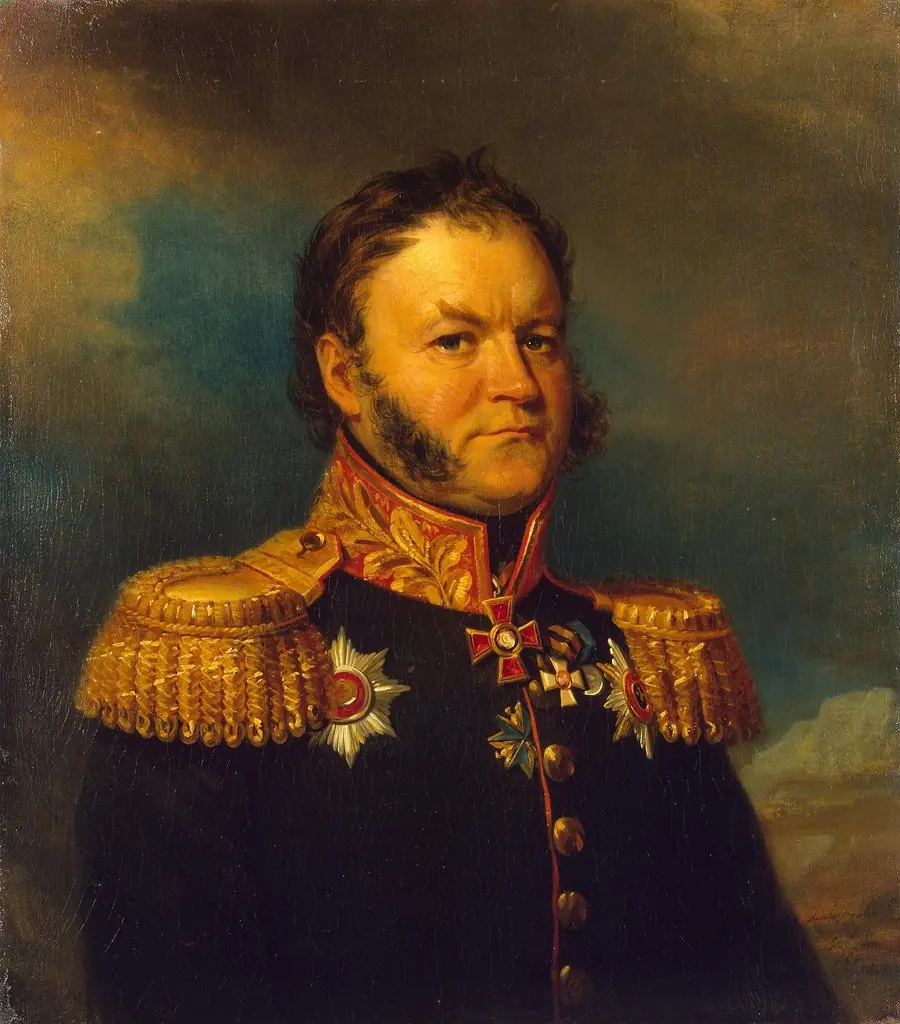 Portrait of Ivan A. Velyaminov (1771-1837), by George Dawe, oil, 1828