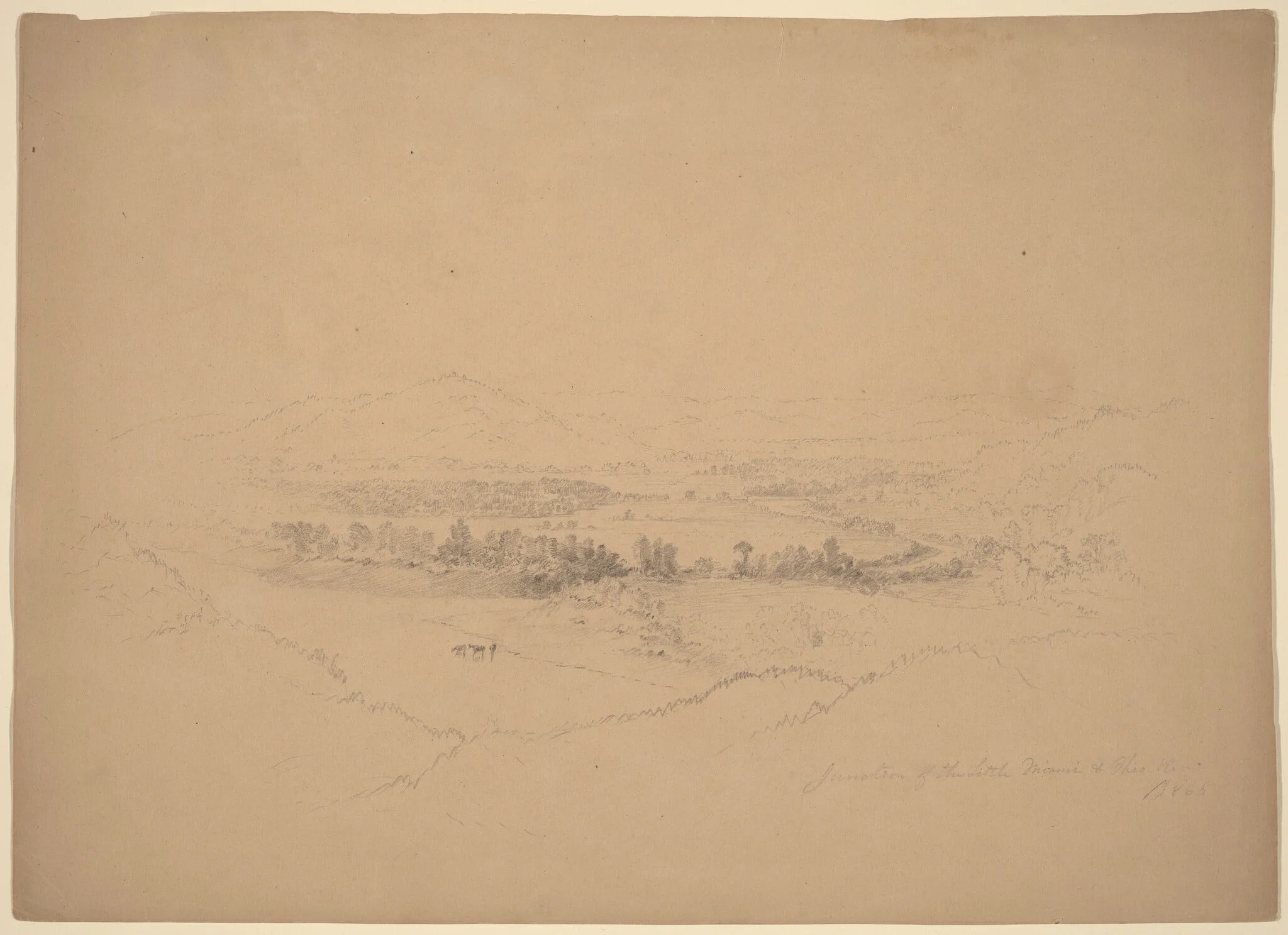 Miami and Ohio Rivers, detail