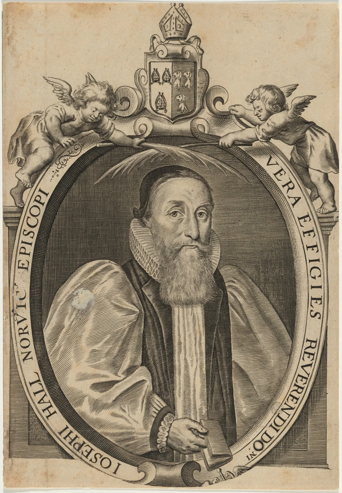 Joseph Hall, Bishop of Norwich, detail