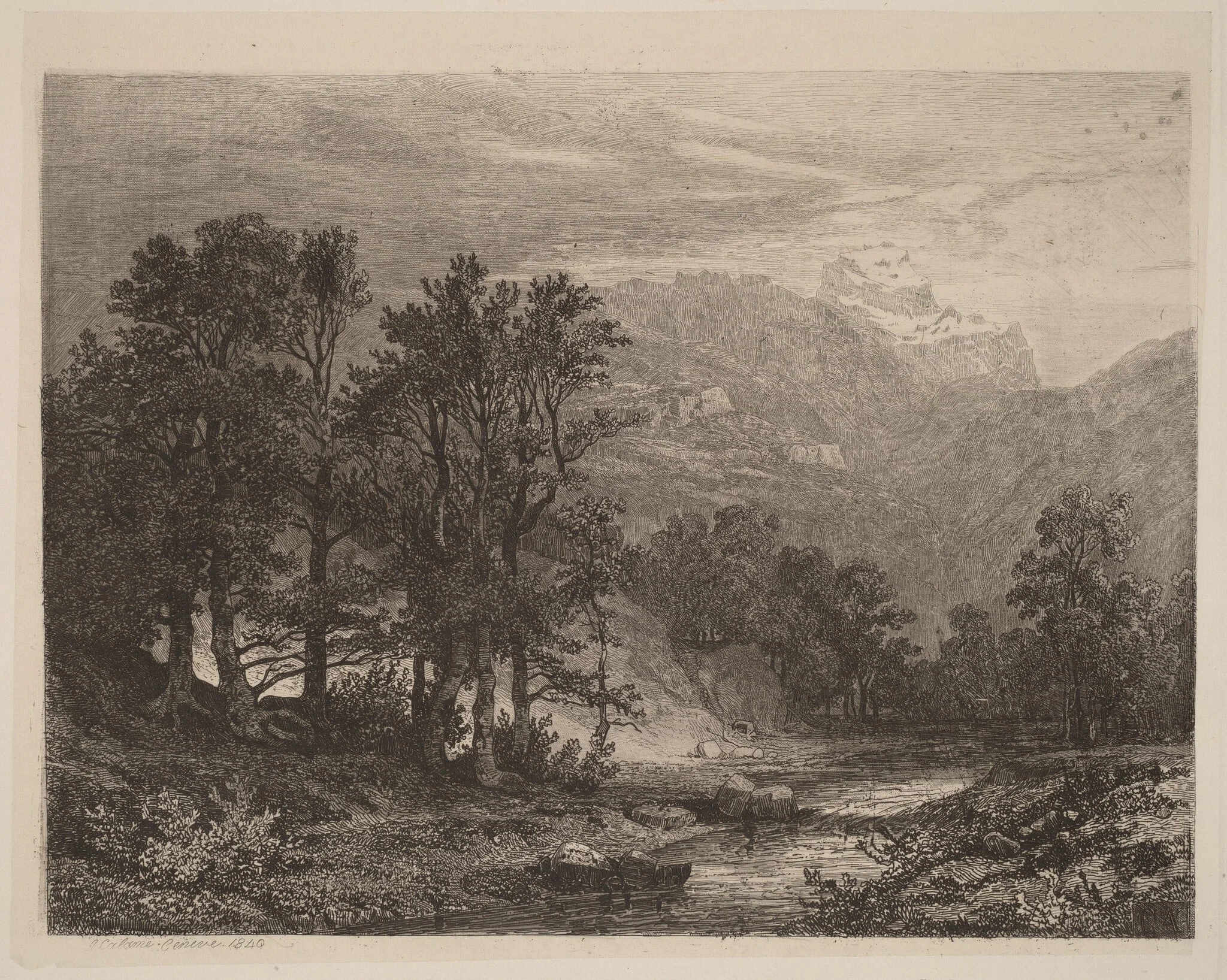 Mountain Stream, detail