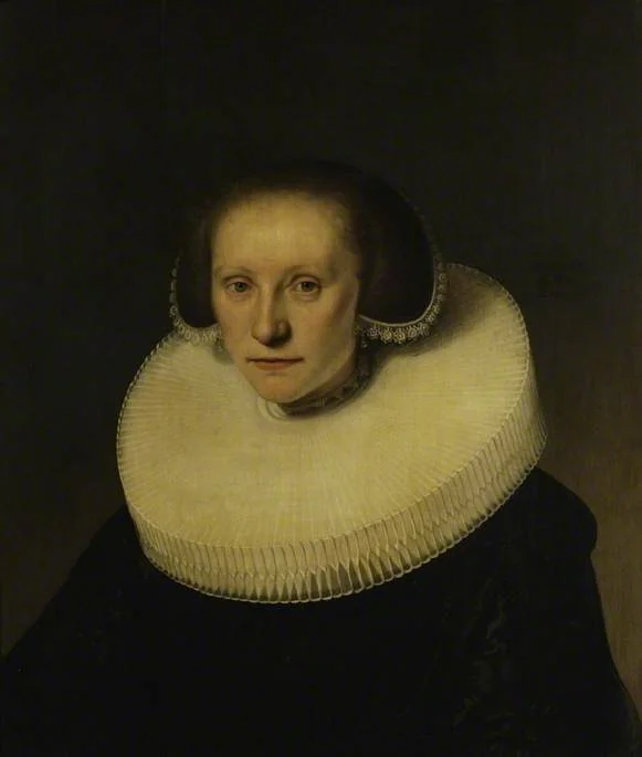 Portrait of a woman, detail