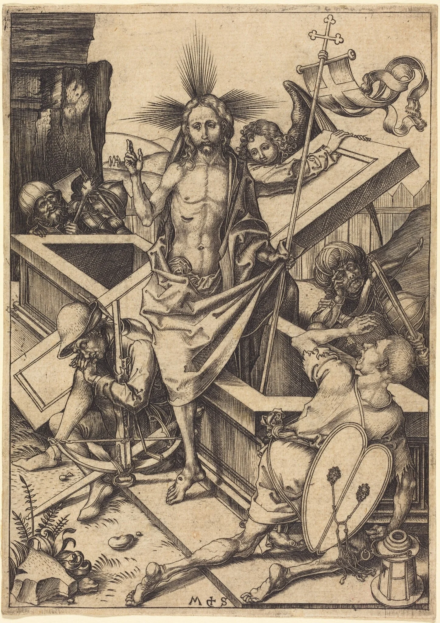 The Resurrection, detail