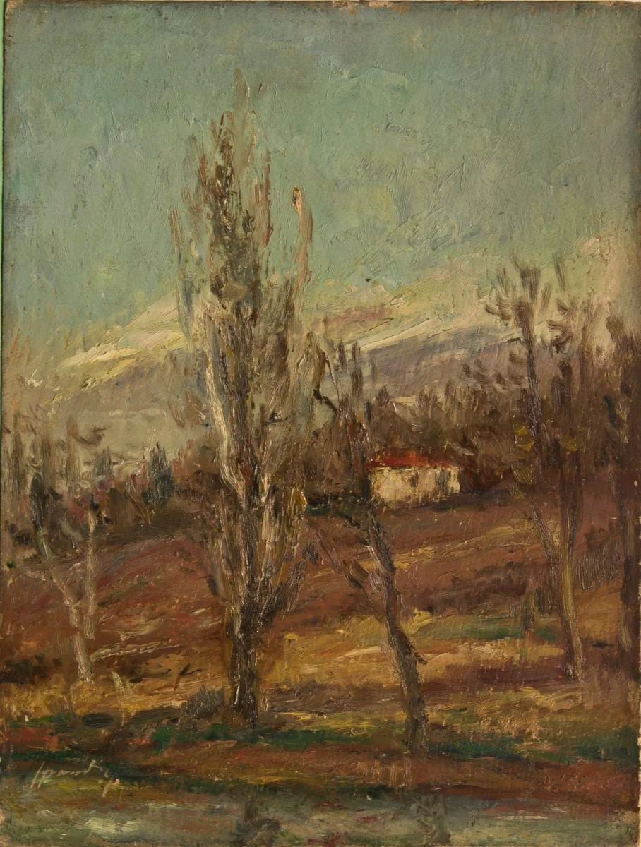 Peisaj la Băneasa, detail