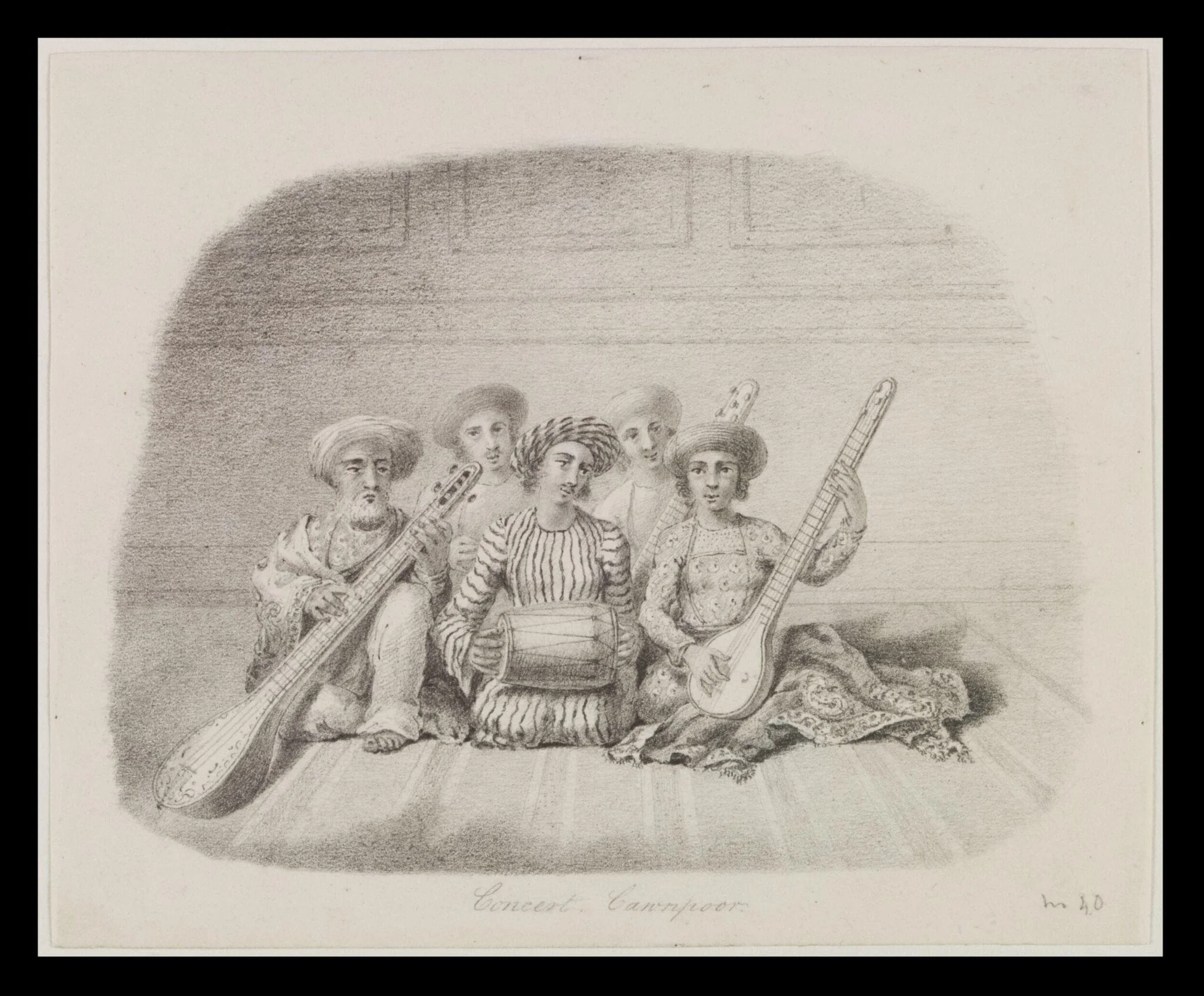 Concert. Cawnpoor, detail