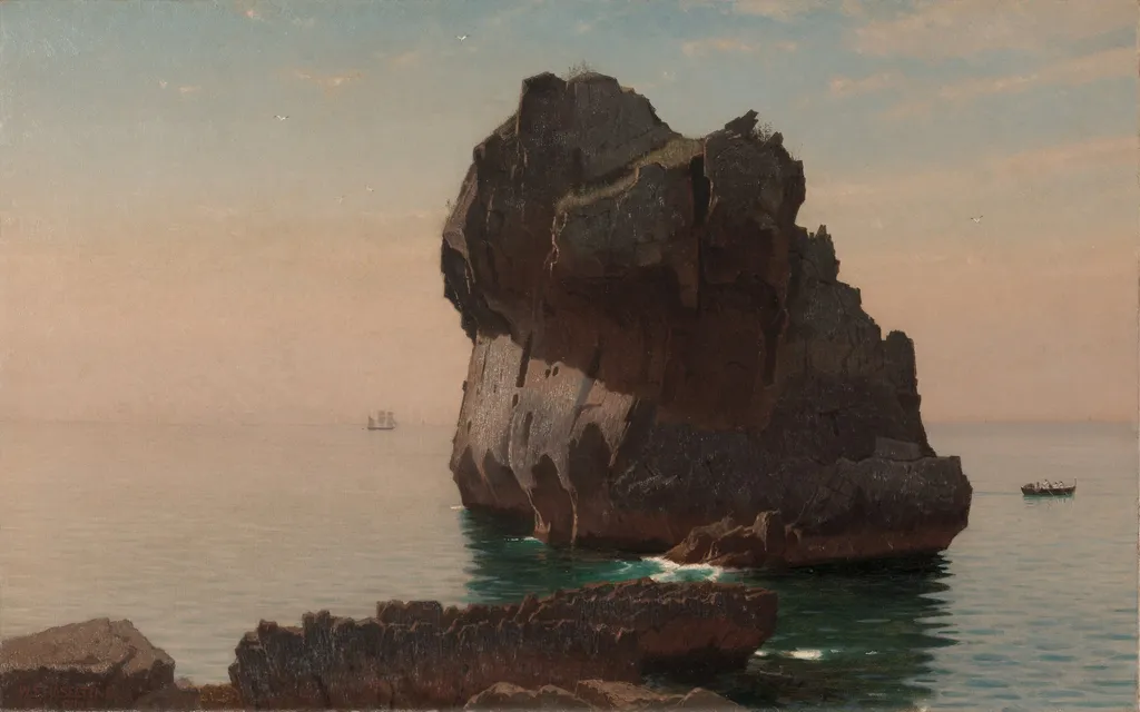 Capri, by William Stanley Haseltine, oil, 1869