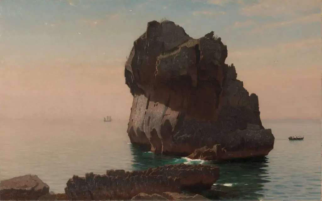 Capri, by William Stanley Haseltine, oil, 1869
