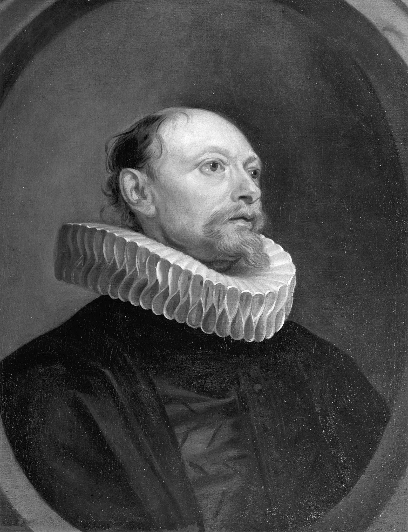 Man with a Ruff, detail