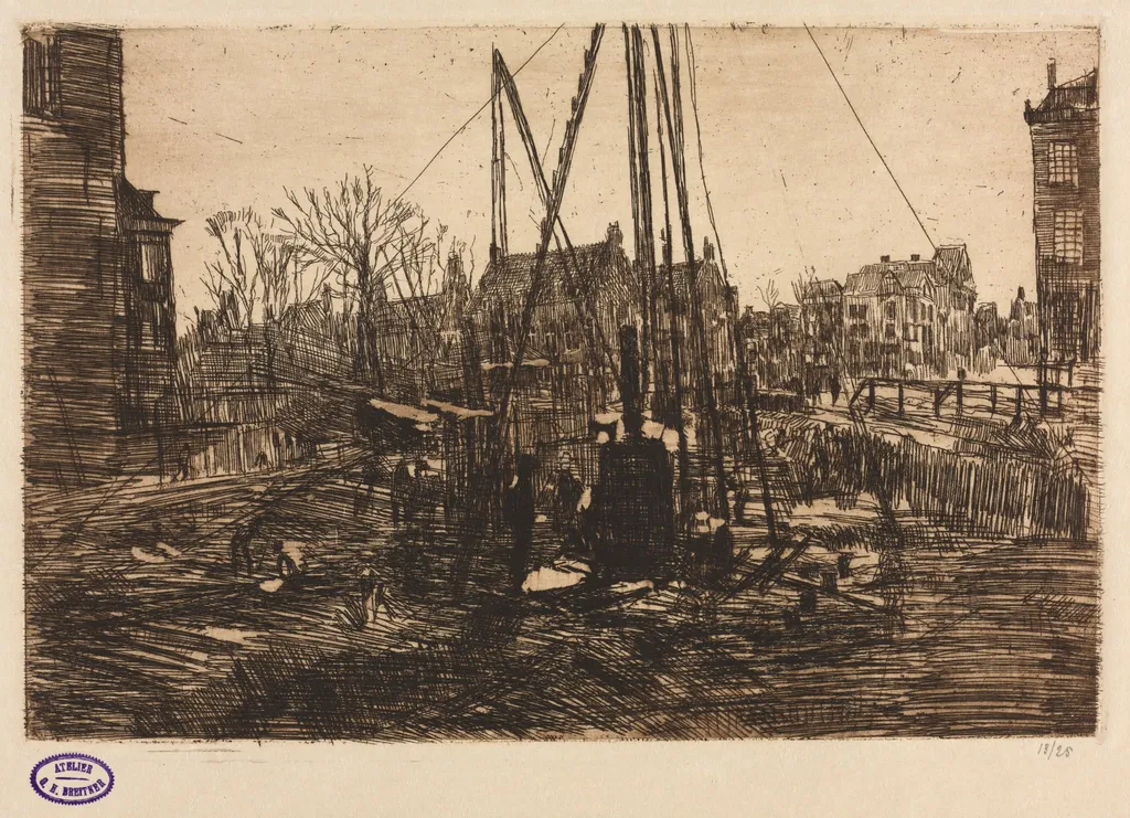 Building Site, Amsterdam, by George Hendrik Breitner, 1900