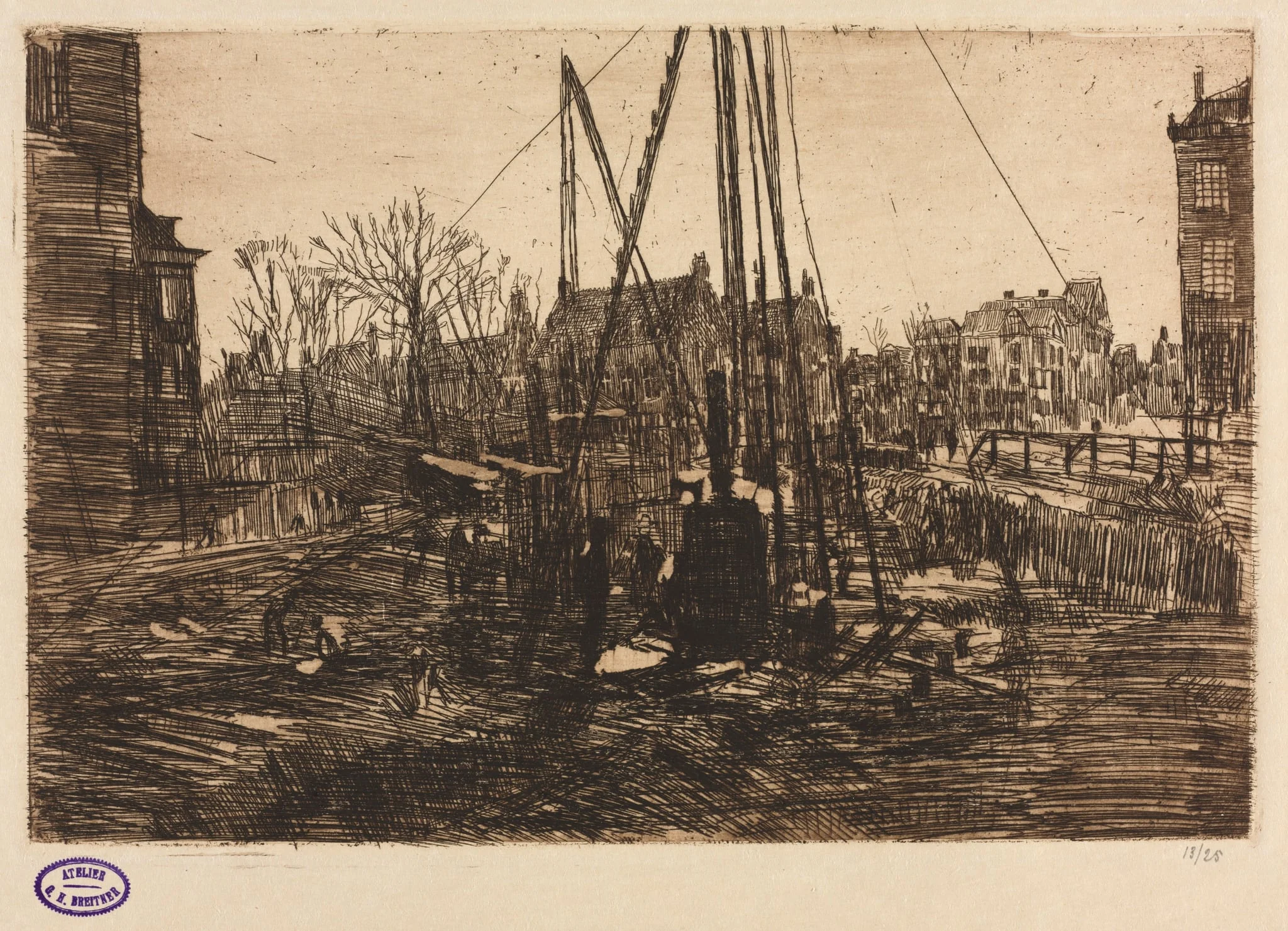Building Site, Amsterdam, detail