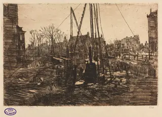 Building Site, Amsterdam, by George Hendrik Breitner, 1900