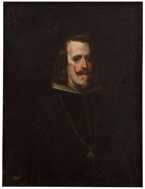 King Philip IV at half-length, detail