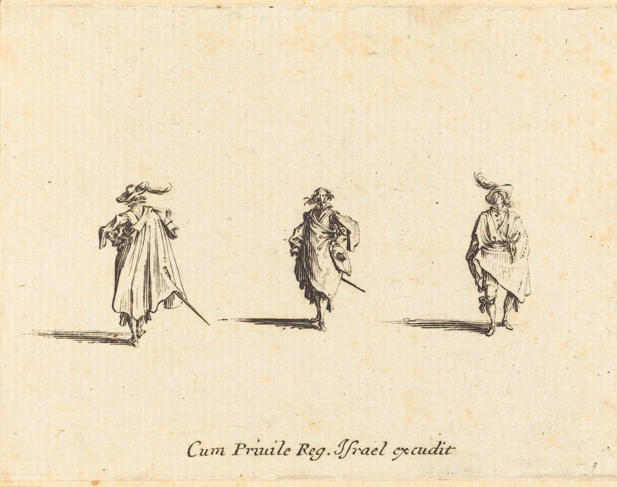 Three Gentlemen, detail