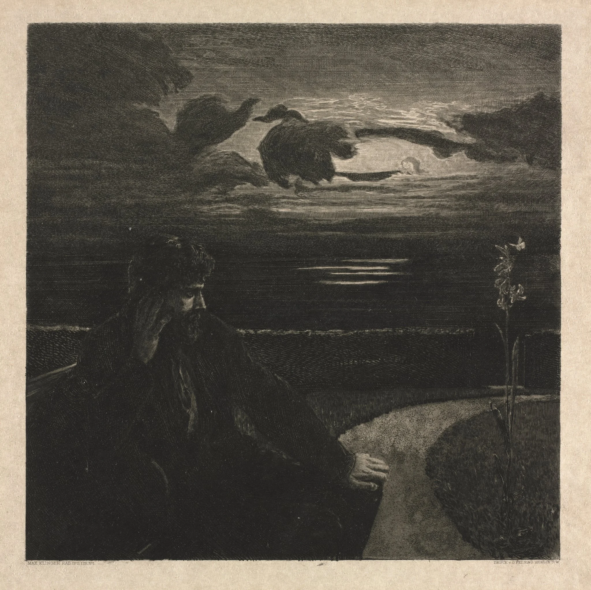 Night, from On Death, Part I, Opus XI (Nacht, Vom Tode, Erster Teil, Opus XI), detail