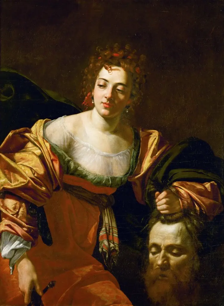 Judith with the Head of Holofernes, by Simon Vouet, oil, 1617