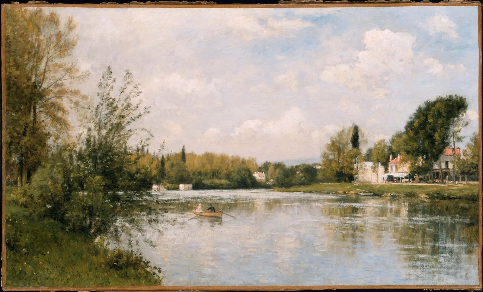 The Marne at La Varenne, detail