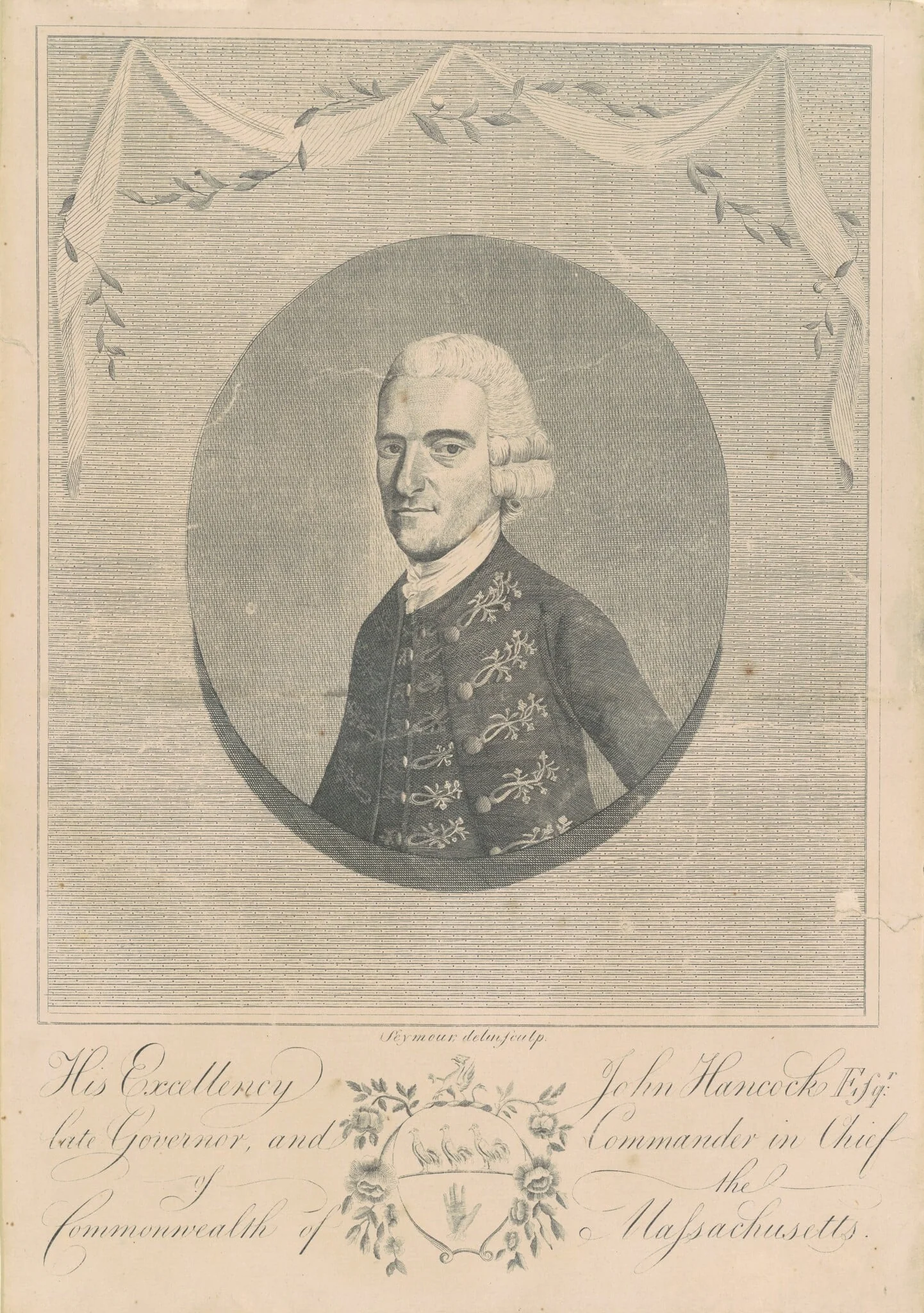 His Excellency John Hancock, Esquire, detail
