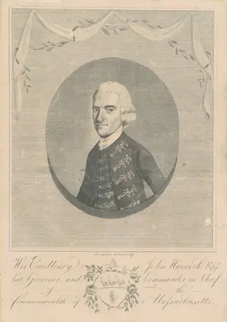 His Excellency John Hancock, Esquire, by Joseph H. Seymour, ink, 1794
