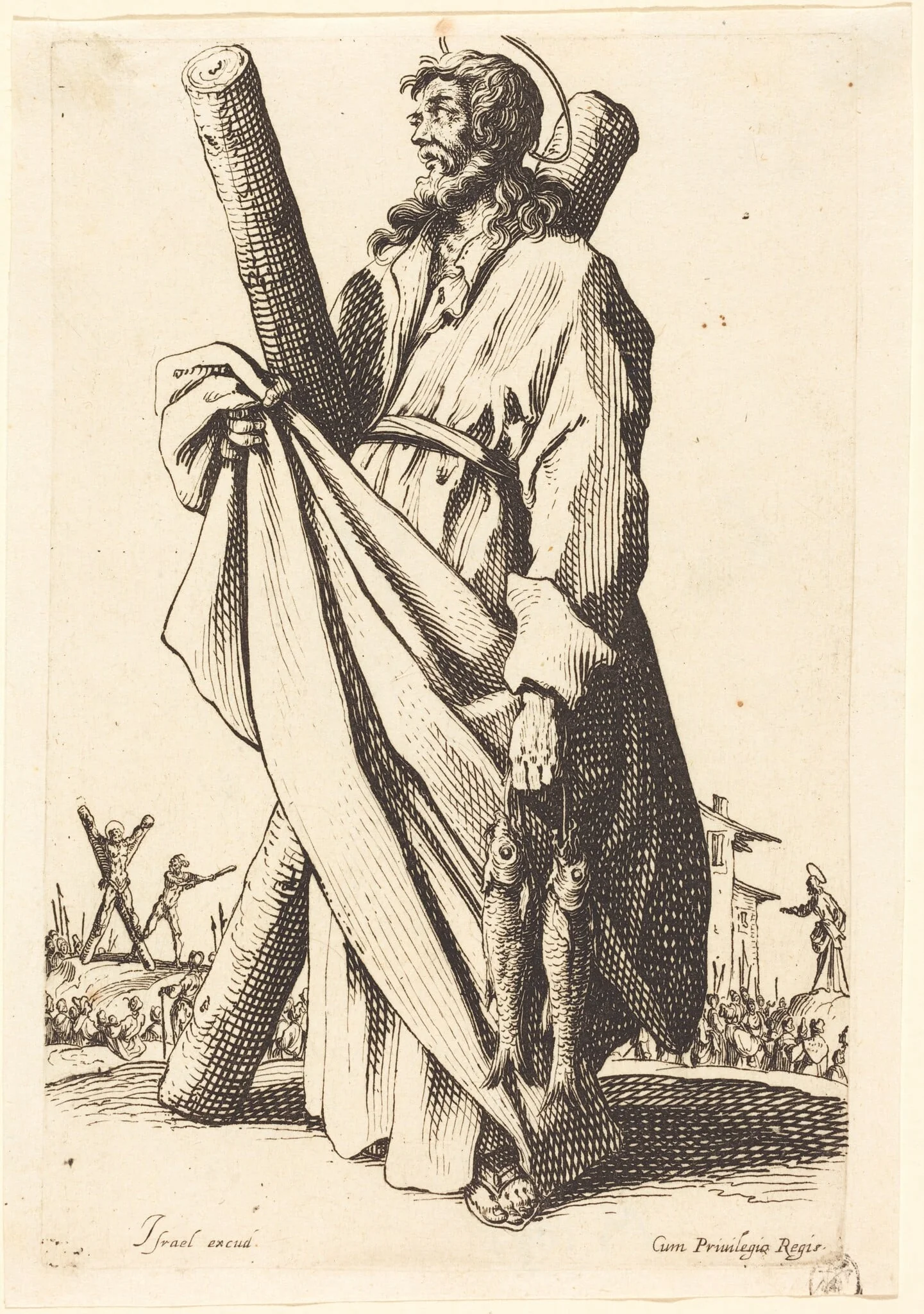 Saint Andrew, detail