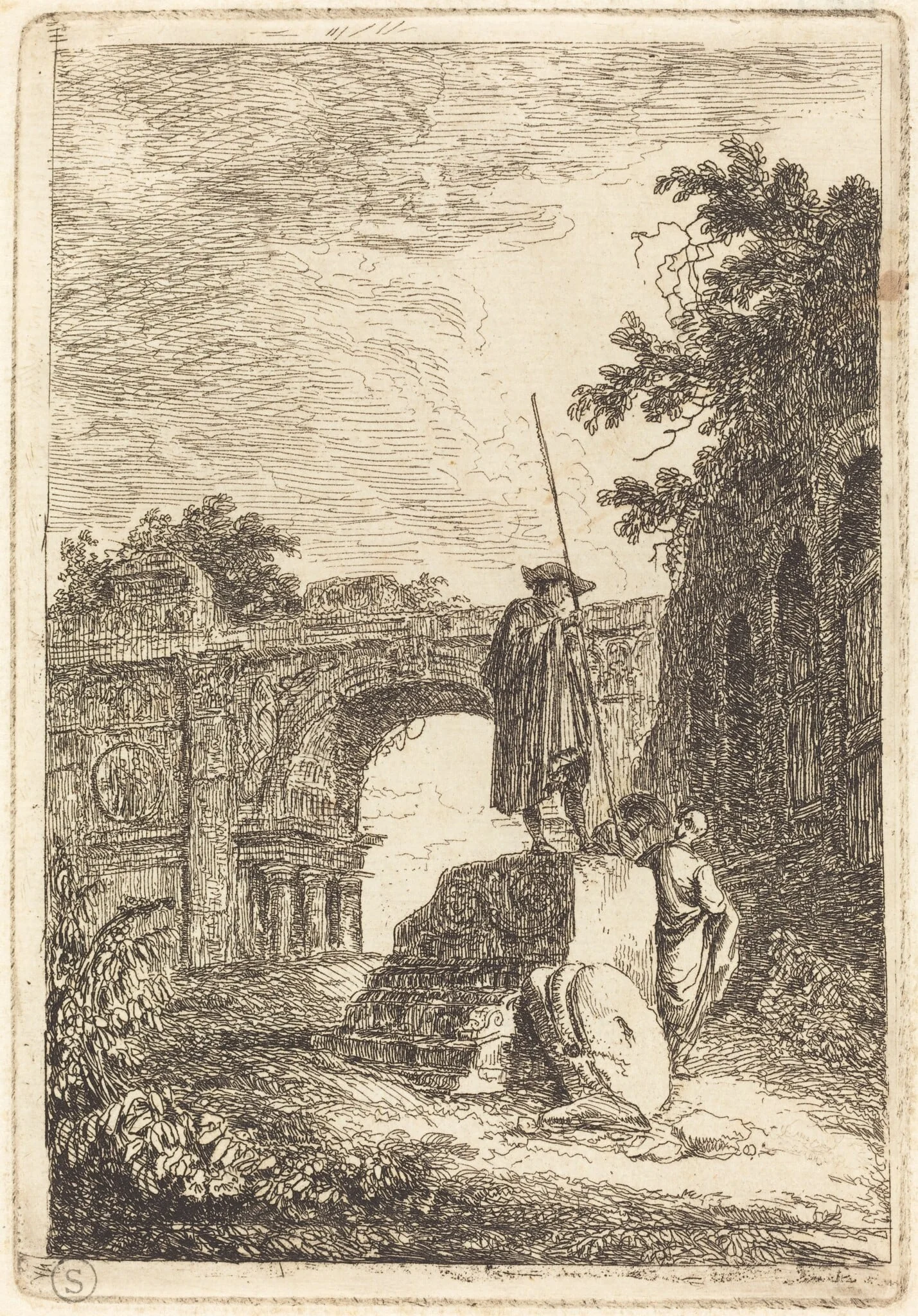 The Triumphal Arch, detail