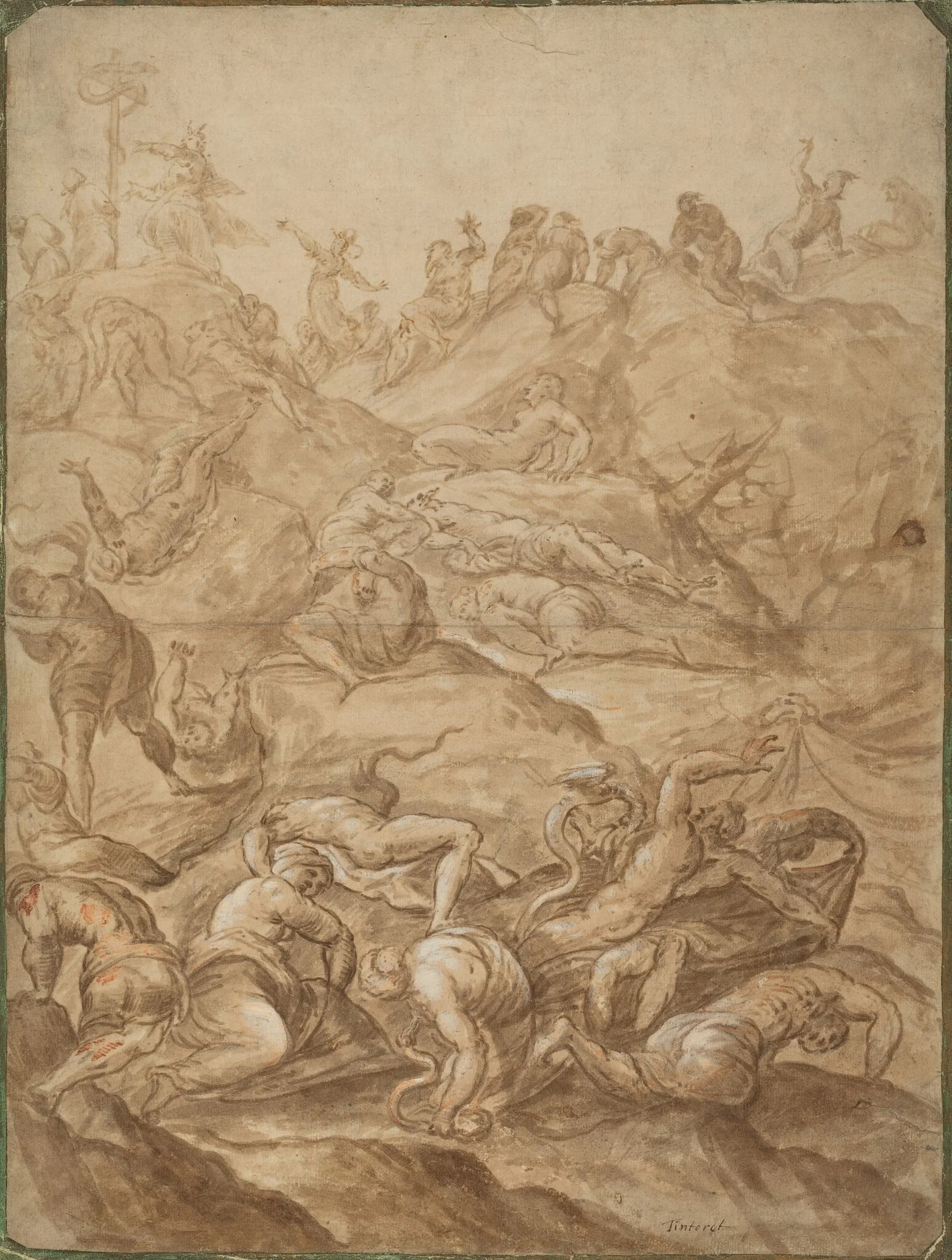 The Brazen Serpent, detail