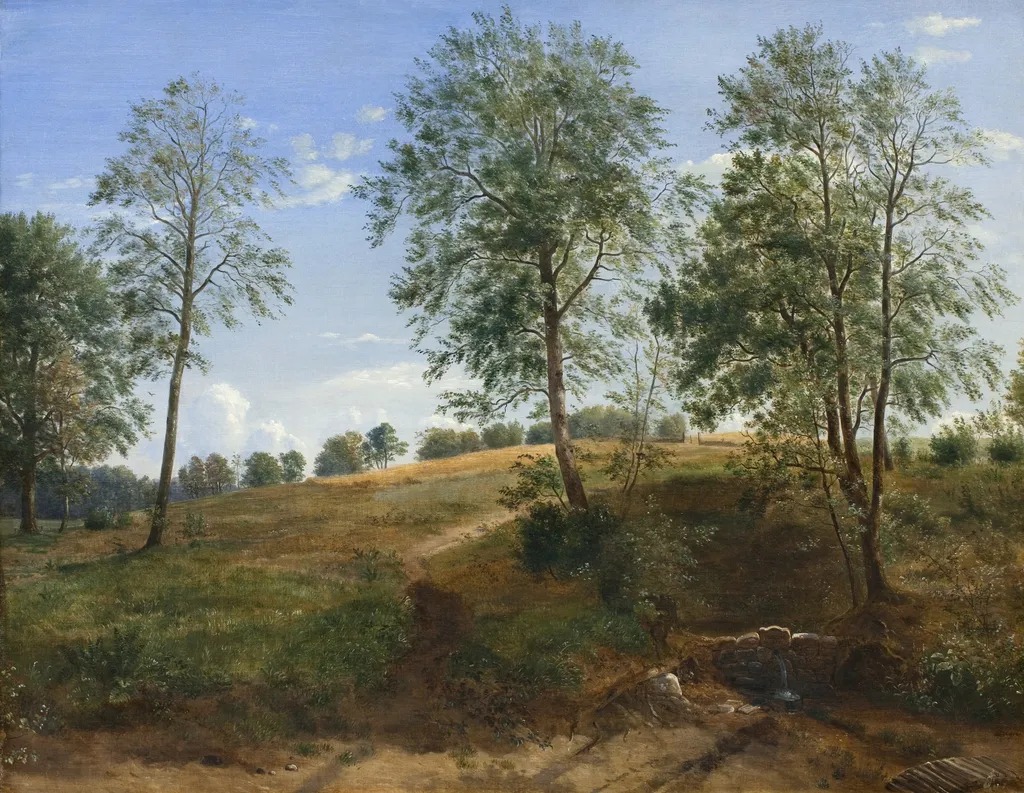 The Caroline Spring at Næsby on Funen, by Dankvart Dreyer, oil, 1844