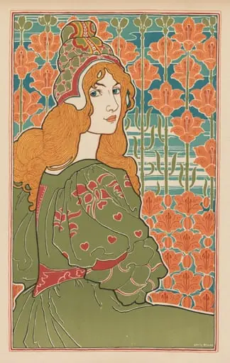 L'Estampe Moderne: Jane, by Louis Rhead, 1898