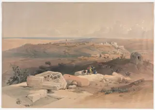 Gaza, by David Roberts, 1839