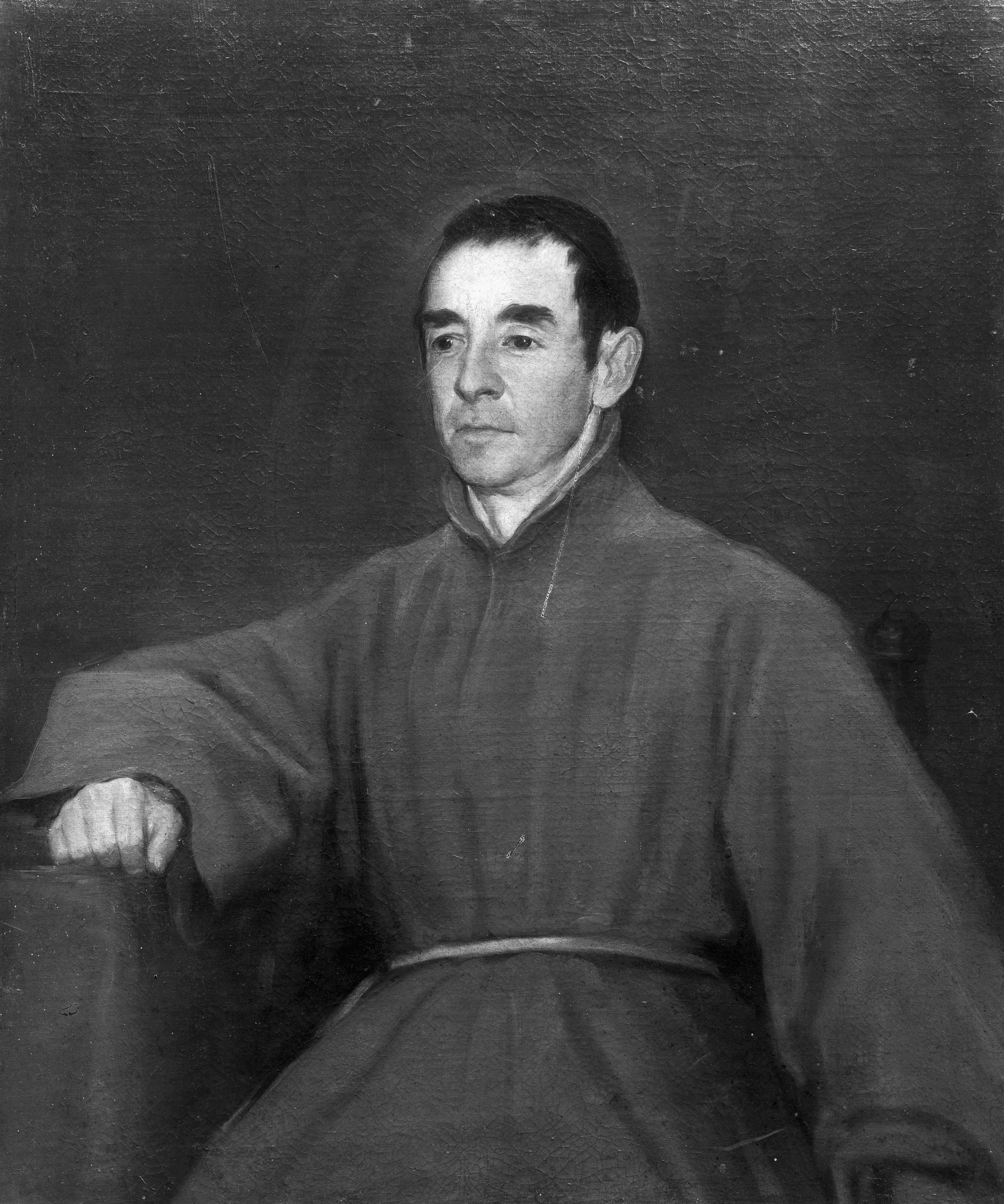 Portrait of a Monk, detail
