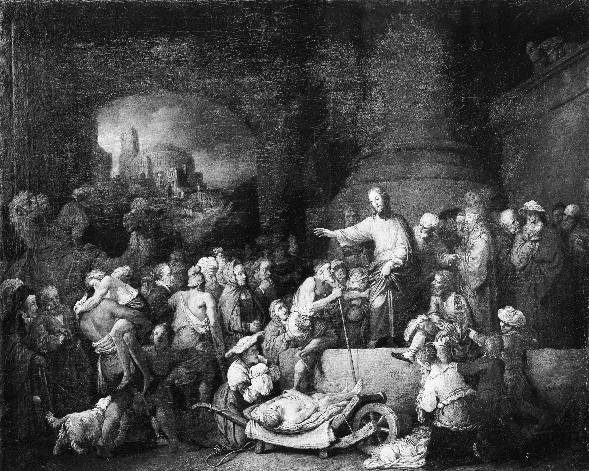 Christ Healing the Sick, detail