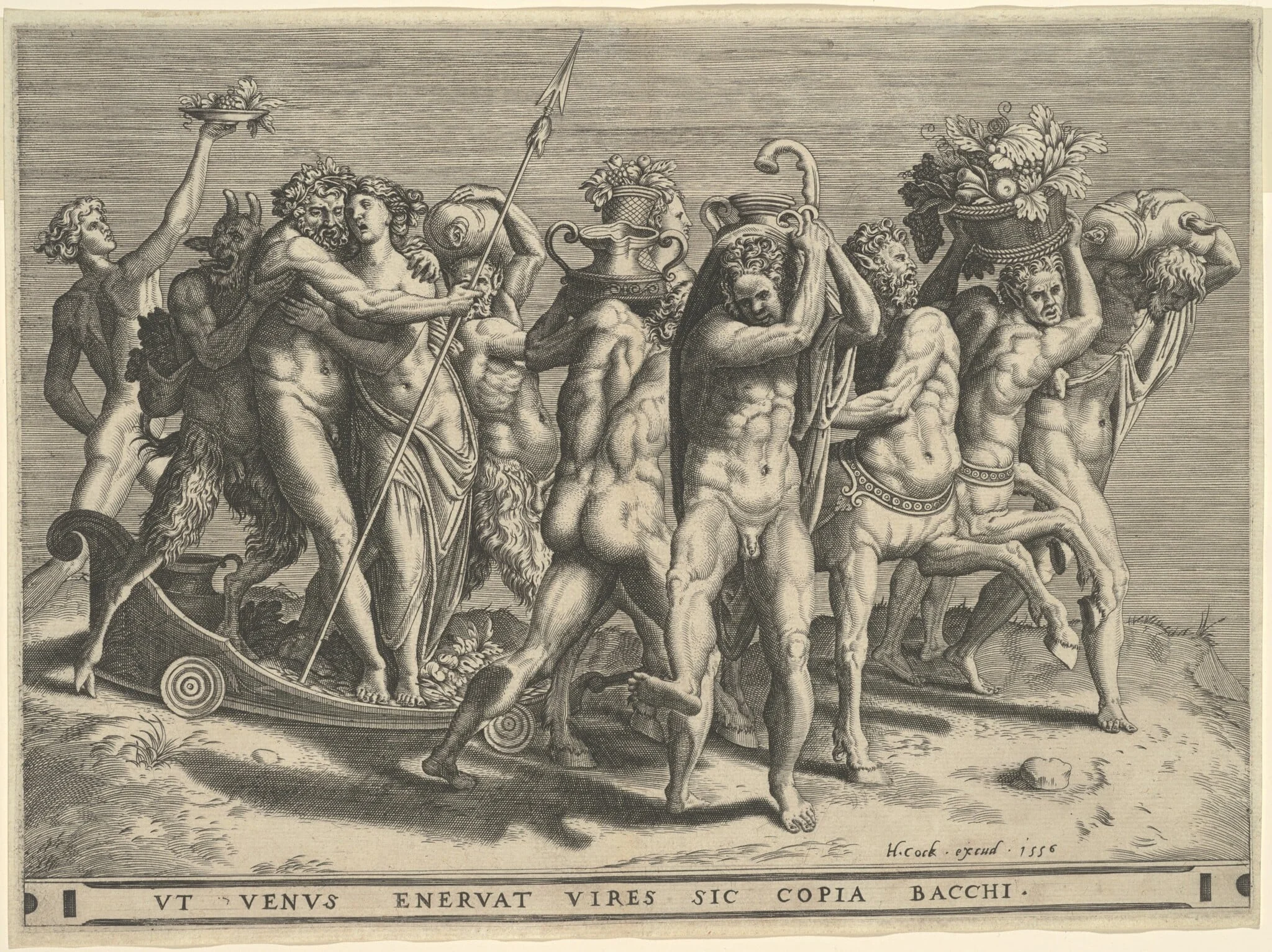 Venus and Bacchus, detail